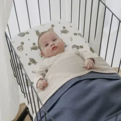 Meyco Gebreide Jacquard Flannel Deken - Pure - 100x150 cm - Pure Indigo