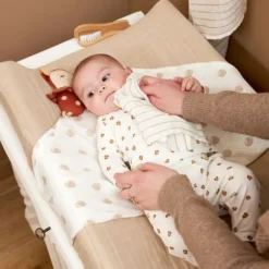 Meyco Hydrofiel Starterset - Dot Stripe - Sand