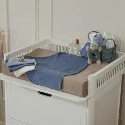 Meyco Hydrofiele Washandjes - 3 stuks - 20x17 cm - Natural / Jeans Blue / Indigo