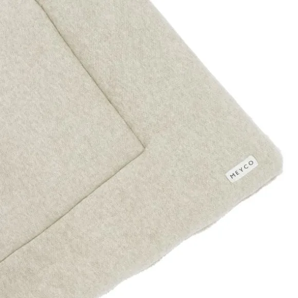 Meyco Knit Basic Boxkleed 77 x 97 cm Sand Melange