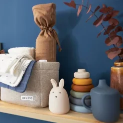 Meyco Knit Basic Commodemandje Small Sand Melange