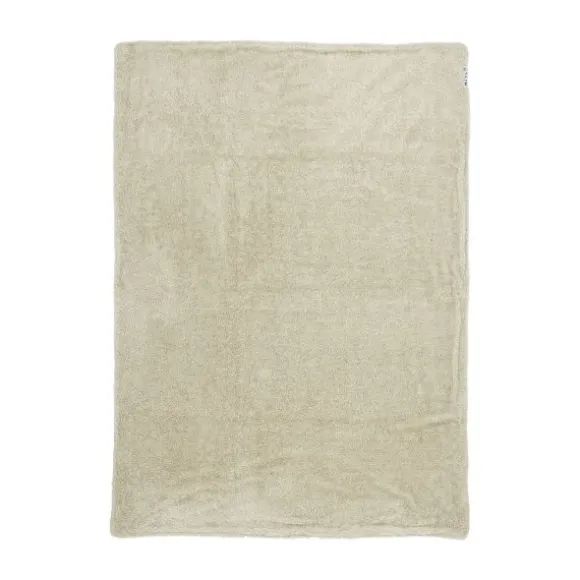 Meyco Knit Basic Fleece Wiegdeken Sand Melange 75 x 100 cm