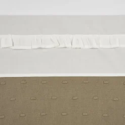 Meyco Ledikantlaken - Ruffle - White