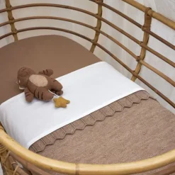 Meyco Ledikantlaken Uni - Offwhite - 100 x 150 cm