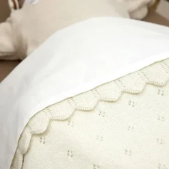 Meyco Ledikantlaken Uni - Offwhite - 100 x 150 cm