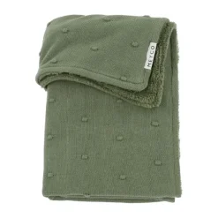 Meyco Mini Knots Fleece Ledikantdeken 100 x 150 cm Toffee