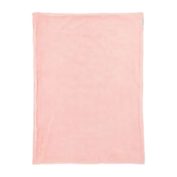 Meyco Mini Knots Fleece Wiegdeken 75 x 100 cm Soft Pink