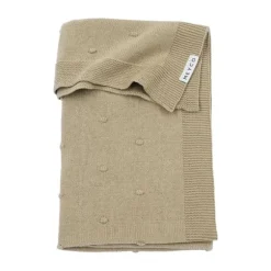Meyco Mini Knots Ledikantdeken 100 x 150 cm Sand