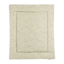Meyco Rib Mini Spot Boxkleed - 80 x 100 cm - Sand Melange