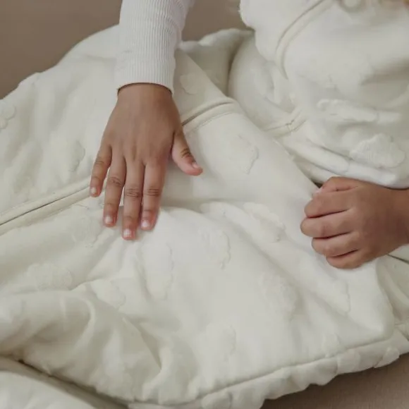 Meyco Studio Slaapzak Gevoerd - Clouds - Natural - 60 cm