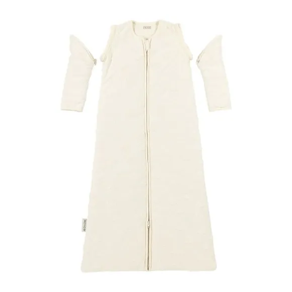 Meyco Studio Slaapzak Gevoerd - Clouds - Natural - 60 cm