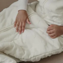 Meyco Studio Slaapzak Gevoerd - Clouds - Natural - 60 cm