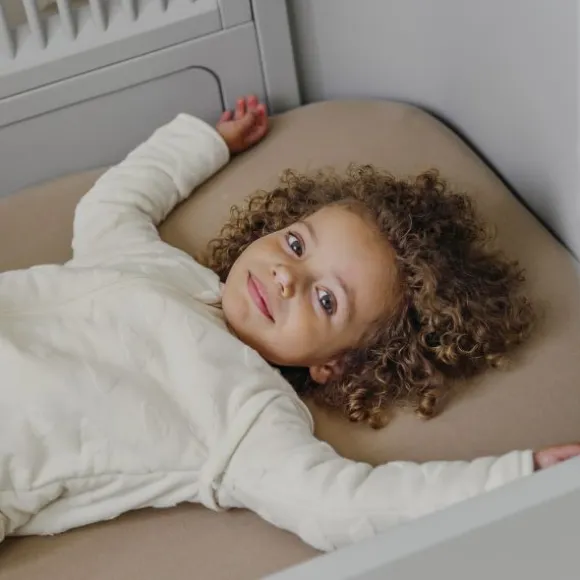 Meyco Studio Slaapzak Gevoerd - Clouds - Natural - 60 cm