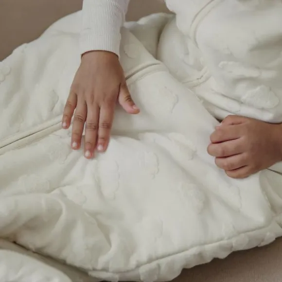 Meyco Studio Slaapzak Gevoerd - Clouds - Natural - 60 cm