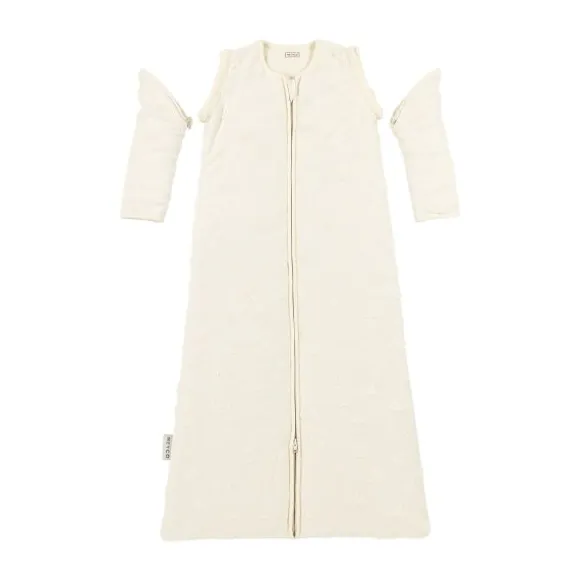 Meyco Studio Slaapzak Gevoerd - Clouds - Natural - 60 cm