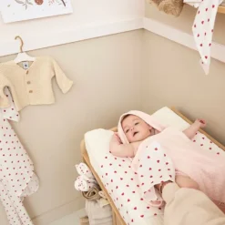 Meyco Sweet Heart Swaddle - 120 x 120 cm - 2-Pack - Red