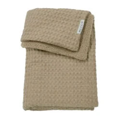 Meyco Wafel Teddy Ledikantdeken - 100 x 150 cm - Olive Green