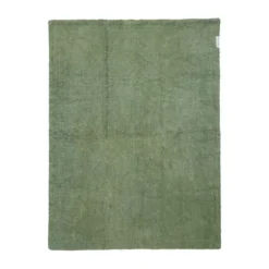 Meyco Wafel Teddy Ledikantdeken - 100 x 150 cm - Olive Green