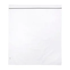 Meyco Wieglaken Wit Met Bies Grijs 75 x 100 cm