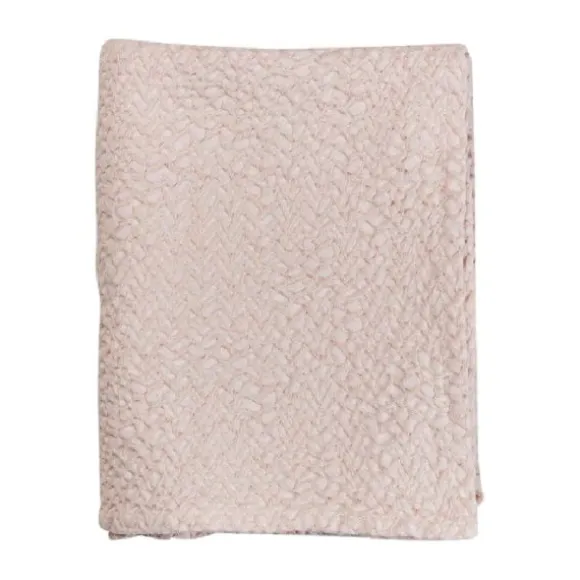 Mies & Co Honeycomb Wiegdeken Soft Pink 70 x 100 cm