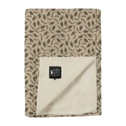 Mies & Co Soft Teddy Blanket Big - Cozy Cottage Humus - 110 x 140 cm