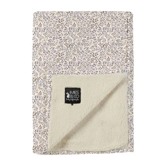 Mies & Co Vintage Flower Ledikantdeken 110 x 140 cm Lila