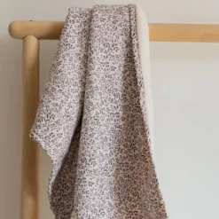 Mies & Co Vintage Flower Ledikantdeken 110 x 140 cm Lila