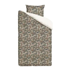 Mies & Co Wild Flower Dekbedovertrek Rust 120 x 150 cm