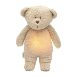 Moonie The Humming Bear Slaapknuffel - Cappuccino