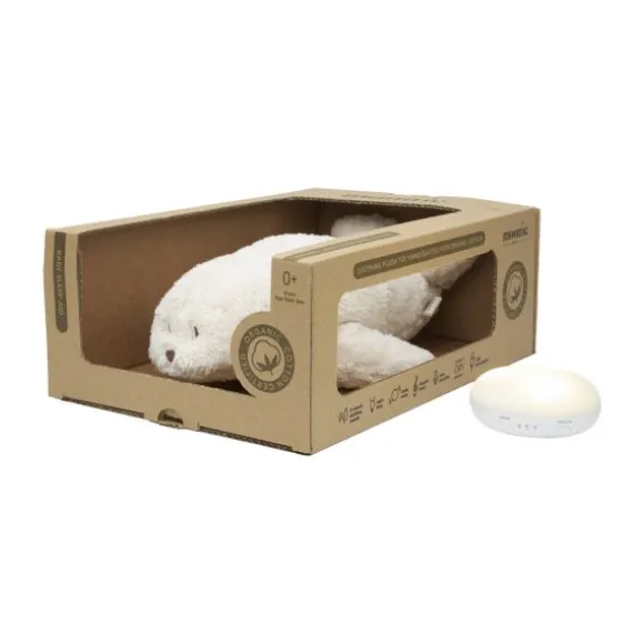 Moonie The Humming Seal Slaapknuffel - Gray
