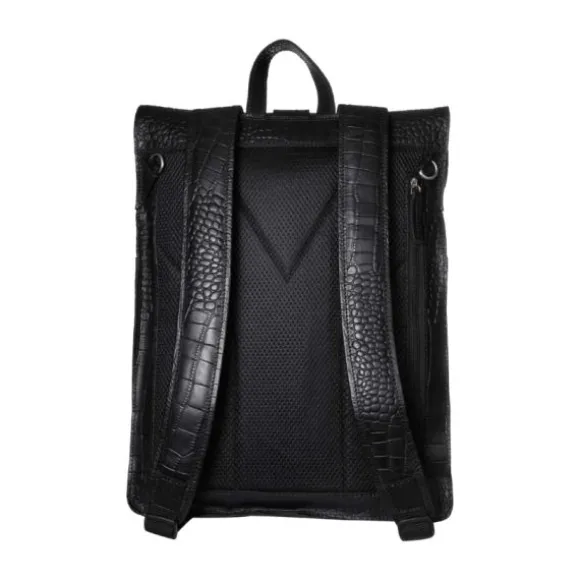 Mozz Bags Wild Ones Gobi Rugzak Croco Black
