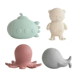 Mushie Sealife Badspeelgoed - 4 Stuks