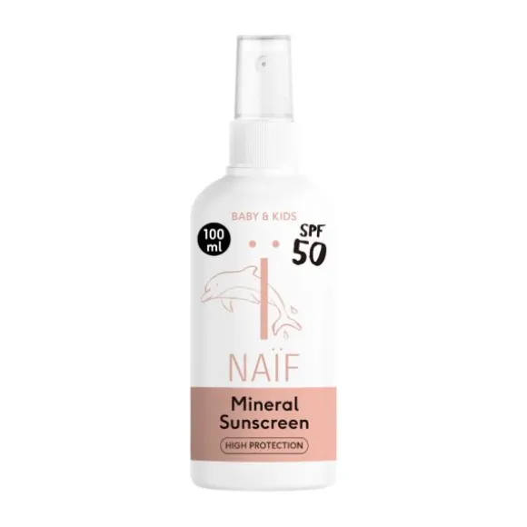 Naïf Zonnebrandspray Voor Baby & Kind - SPF 50 - 100 ml