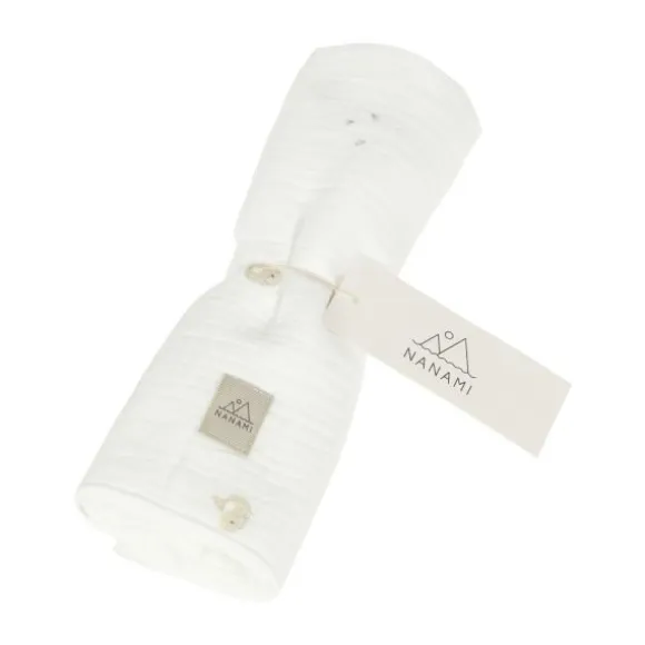 Nanami Diaper - Whale - 60 x 60 cm - Off-White/Eucalyptus