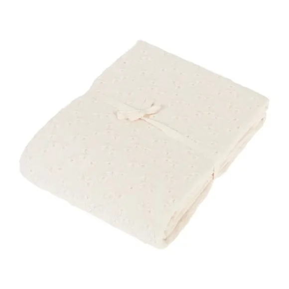 Nanami Embroidery Ledikantlaken - 100 x 135 cm - Naturel