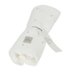 Nanami Hydrofiel doek - 60 x 60 cm - Off-White Leaf