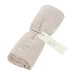 Nanami Hydrofiel Luier - Bird - 60 x 60 cm - Beige