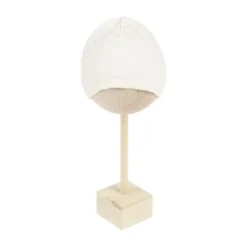 Nanami Muts - Woven Stripe - 0‑3 Mnd - Off‑White