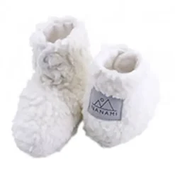 Nanami New Born Shoes - Teddy - Off White