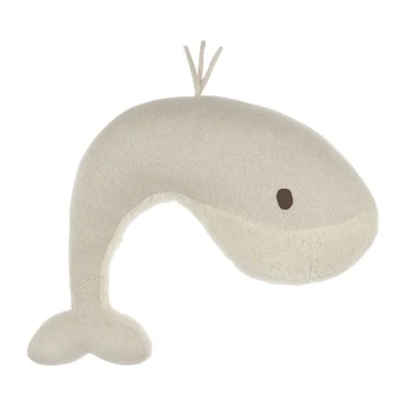 Nanami Voedingskussen Klein - Travel Whale - Knitlook/Teddy
