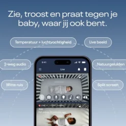 Nanit Pro Camera Babyfoon + Floor Stand + Breathing Band