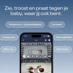 Nanit Pro Camera Babyfoon - Met App + Flex Stand & Breathing Band