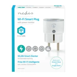 Nedis Wi-Fi Smart Plug Stroommeter Type F