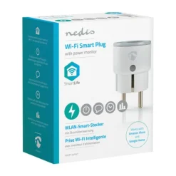 Nedis Wi-Fi Smart Plug Stroommeter Type F