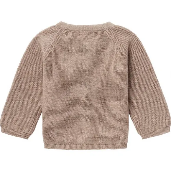 Noppies Naga Knit Vestje Taupe Melange Mt. 56