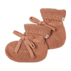 Noppies Nelson Slofjes Taupe Melange One Size