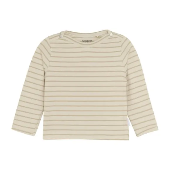Noppies Nev Shirt met Lange Mouwen - Stripe - Maat 44 - Offwhite