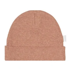 Noppies Nevel Rib Mutsje Cafe Au Lait Melange Prematuur