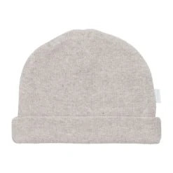 Noppies Nevel Rib Mutsje Cafe Au Lait Melange Prematuur