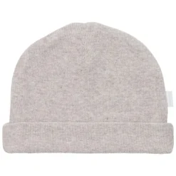 Noppies Nevel Rib Mutsje Cafe Au Lait Melange Prematuur